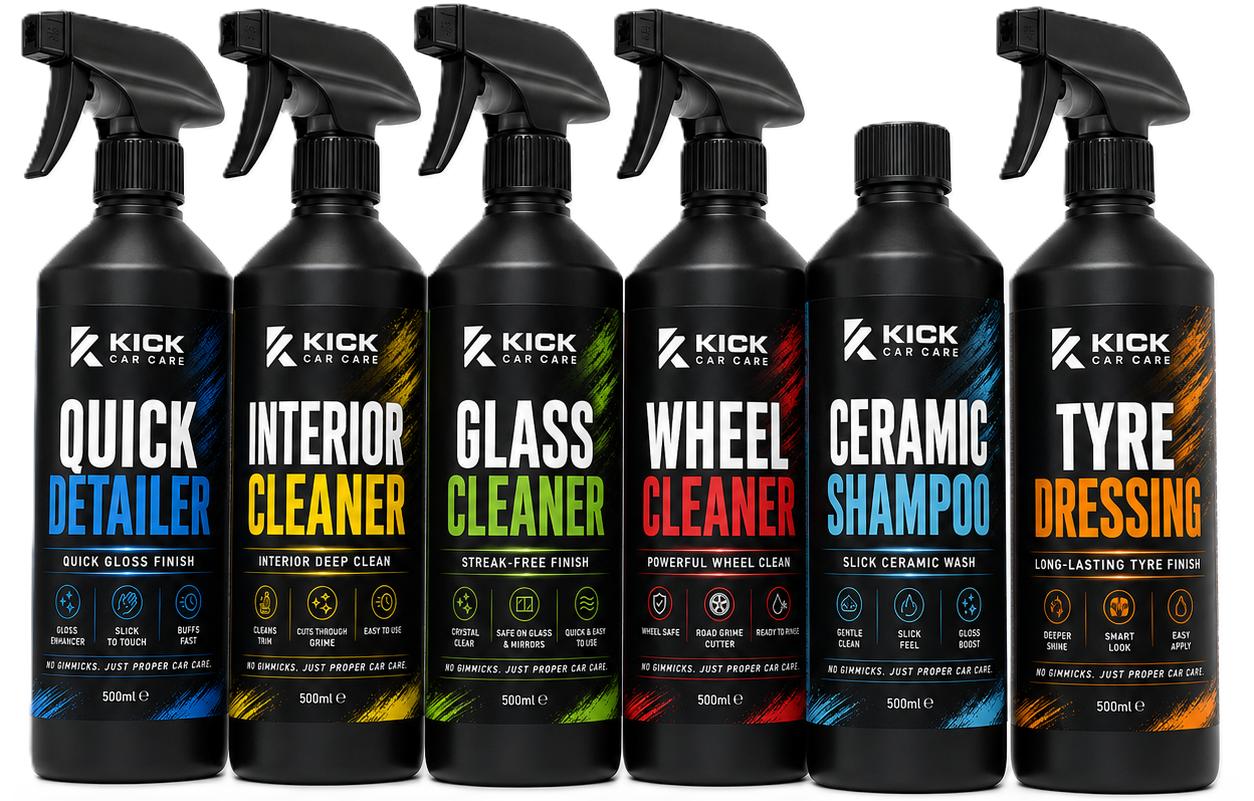 KICK Car Care Product Range