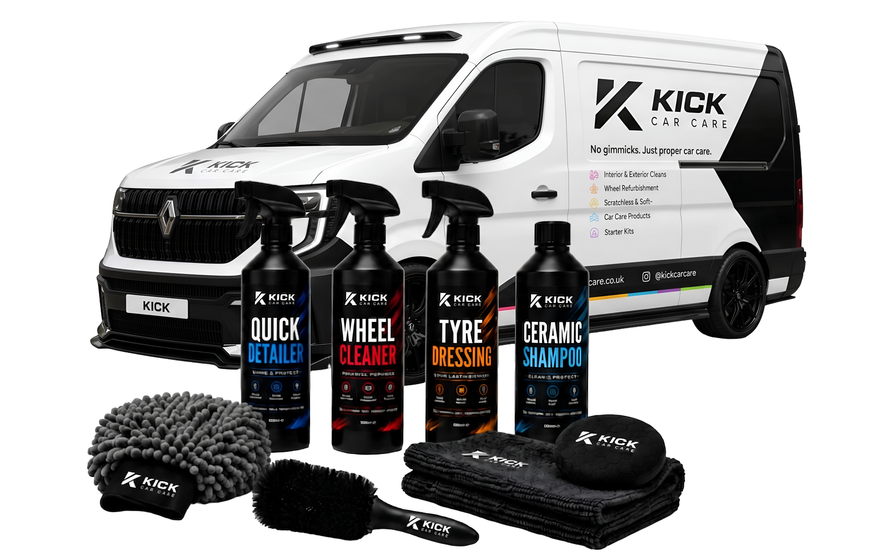 KICK Car Care Product Range