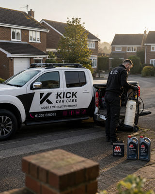 The KICK Stop – 60 Minute Mobile Oil Service